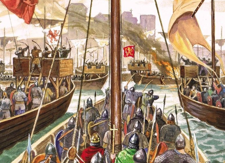 Konungahella 1135 : Król Danii Eryk II Pamiętny planował ekspansję na ziemie Słowian połabskich i Pomorze Zachodnie. Szczególnie korciło go zajęcie wyspy Rugii. Nie uwzględnił jednak siły Ranów i Pomorzan, a także polskiego księcia Bolesława III Krzywoustego