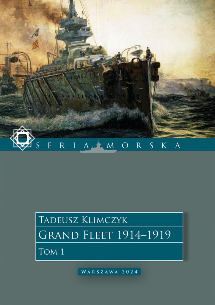 Grand Fleet 1914–1919. Tom 1 : Tadeusz Klimczyk, autor wielu publikacji o flocie brytyjskiej i pancernikach, kreśli w tej książce obraz strategii i systemu działań wojennomorskich, które Brytyjczycy przyjęli w 1914 r. i których przez następne pięć lat się trzymali i je rozwijali.