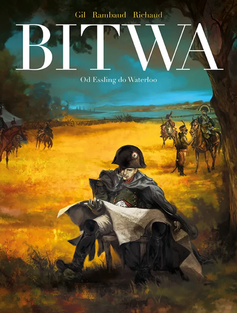 Bitwa : Gil, Rambaud, Richaud - komiks historyczny opowiadający o bitwie pod Aspern/Essling. Krwawa bitwa okazała się pierwszą rysą, na pomniku niezwyciężonego Cesarza. Napoleon przegrał, ale nie dał się zniszczyć i już niedługo wywarł zemstę.