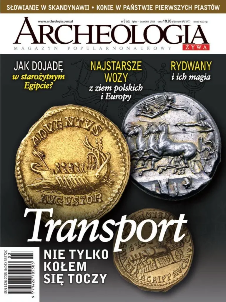 Archeologia Żywa numer 3/2024: W najnowszym numerze „Archeologii Żywej” skupiamy się na fascynującym aspekcie ludzkiej działalności, który odgrywał kluczową rolę w kształtowaniu cywilizacji i kultur – na środkach transportu. 