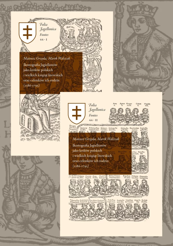 Ikonografia Jagiellonów jako królów polskich i wielkich książąt litewskich oraz członków ich rodzin (1386-1795) : Niniejsza publikacja składa się z dwóch części: opisowej i ilustracyjnej. W pierwszej z nich znajduje się siedem rozdziałów omawiających węzłowe problemy ikonografii Jagiellonów w latach 1386–1795, w drugiej materiał ilustracyjny