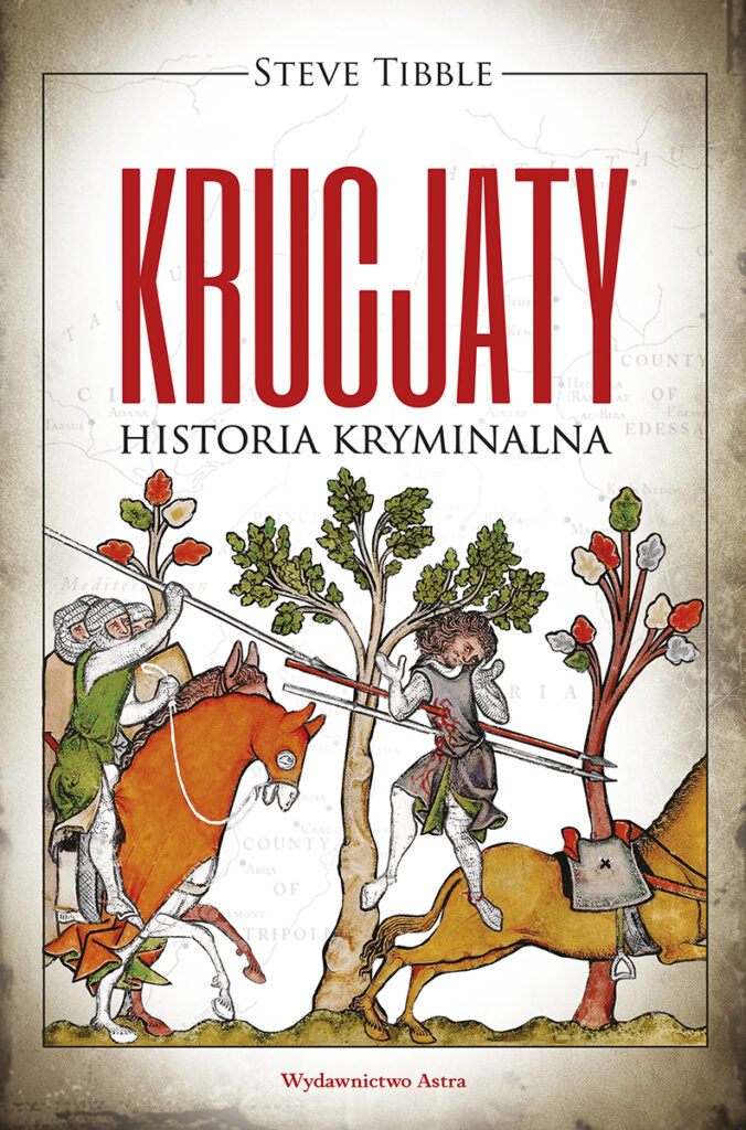 Krucjaty Historia kryminalna : Steve Tibble odsłania mroczne oblicze świata przepełnionego przemocą. Odwołując się do źródeł historycznych, pokazuje, że epoka krucjat obejmowała nie tylko walki na polu bitwy, ale też liczne konflikty poza nim, a Ziemia Święta, stawała się areną bezprecedensowych aktów przestępczości