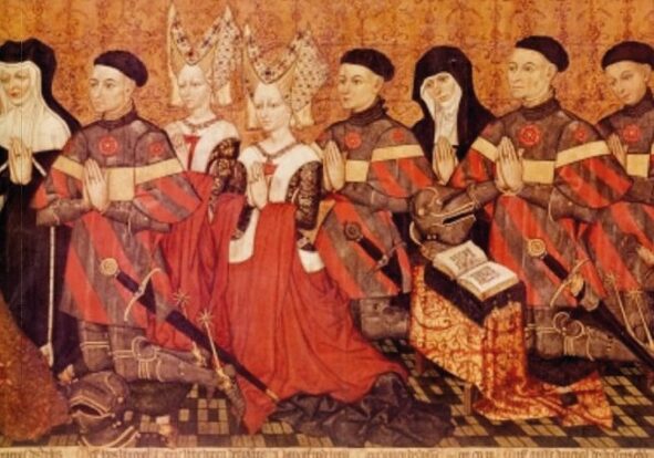 Życie podczas wojny stuletniej. Dziewięć noweli historycznych : W okresie późnego średniowiecza (XIV-XV wiek) w Europie, nazwanego w historiografii też „jesienią średniowiecza”,