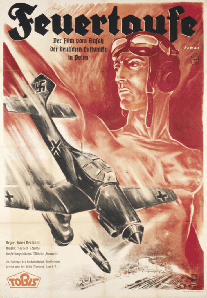 Feuertaufe : niemiecki propagandowy film z ataku Niemiec na Polskę w 1939 roku.