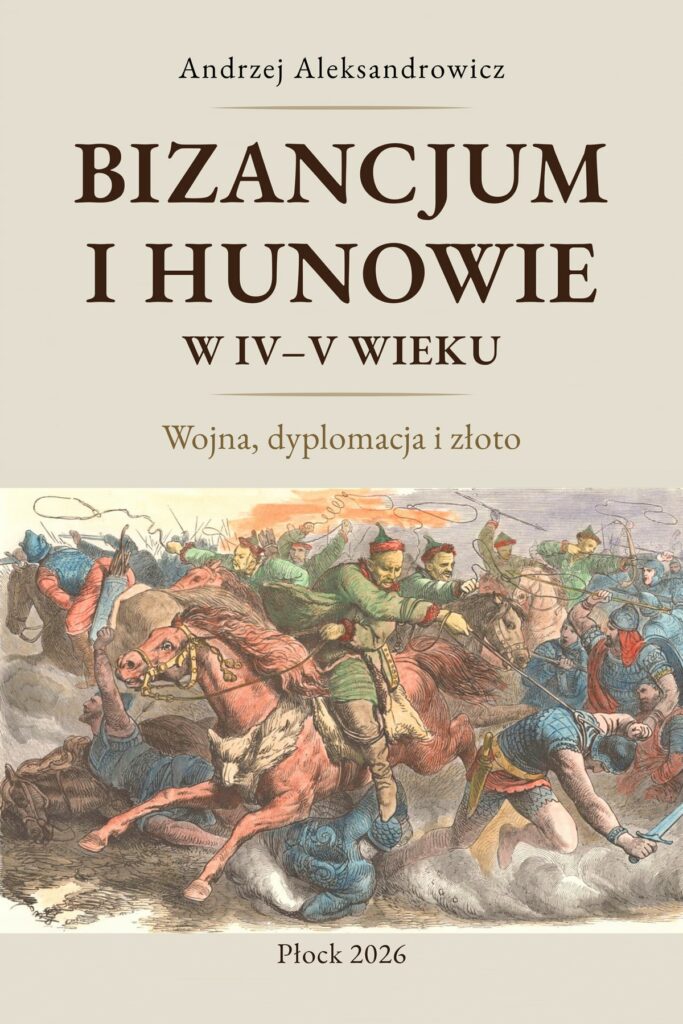 Bizancjum i Hunowie w IV–V wieku. Wojna, dyplomacja i złoto : Publikacja poświęcona relacjom Cesarstwa Wschodniorzymskiego z Hunami w okresie późnego antyku. Autor analizuje kontakty polityczne i militarne między Bizancjum a Hunami od momentu pojawienia się Hunów w Europie po rozpad imperium Attyli