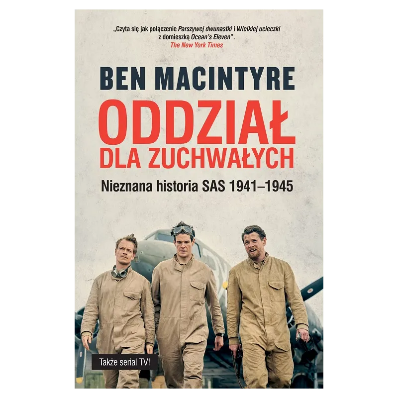 Oddział dla zuchwałych : Po 75 latach milczenia SAS po raz pierwszy otwiera swoje archiwa. Historyk Ben Macintyre otrzymuje pełny dostęp do niepublikowanych raportów, listów, pamiętników, map i fotografii oraz możliwość rozmów z ostatnimi żyjącymi żołnierzami oddziału. Efektem jest książka, która wciąga jak najlepsza powieść sensacyjna, a jednocześnie odsłania prawdę bardziej niezwykłą niż fikcja.