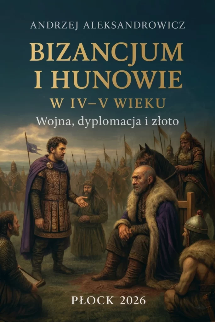 Bizancjum i Hunowie w IV–V wieku. Wojna, dyplomacja i złoto : Publikacja poświęcona relacjom Cesarstwa Wschodniorzymskiego z Hunami w okresie późnego antyku. Autor analizuje kontakty polityczne i militarne między Bizancjum a Hunami od momentu pojawienia się Hunów w Europie po rozpad imperium Attyli